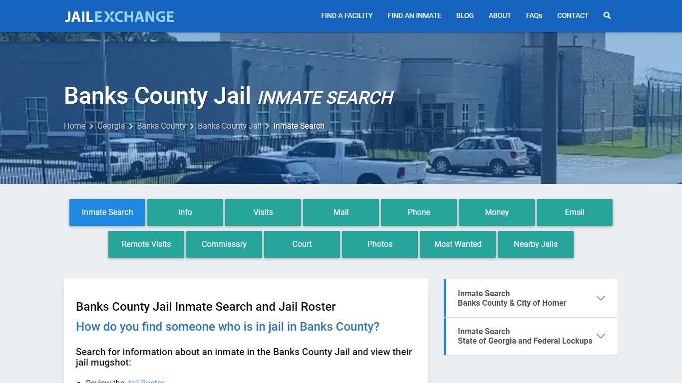 Inmate Search: Roster & Mugshots - Banks County Jail, GA